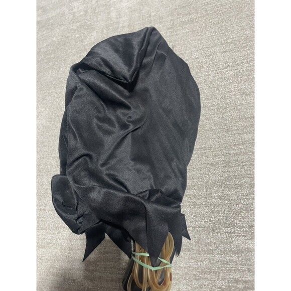 Halloween Skull Mask Adult Black Hood Blood Pump Not Working - Picture 6 of 7